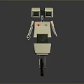 Industrial Robot Single Wheel Robot Double Wheel Robot Assistant Small Robot 3d model