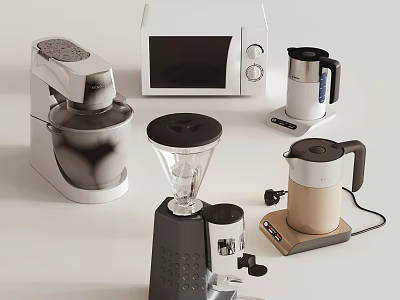 Electric appliances Electric kettle Electric kettle Smart temperature control Electric kettle Coffee machine Oven Bread machine 3d model