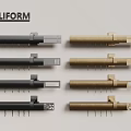 POLIFORM Modern Multi Hook Designs In Black And Brown For Home Decor
