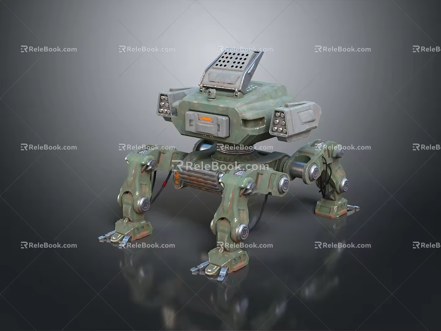 Mech Warrior Mech Soldier Machine Battlearm Mechanical Battlearm Machine Fighter Robot 3d model