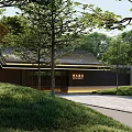 New Chinese Gate Entrance Gate 3d model