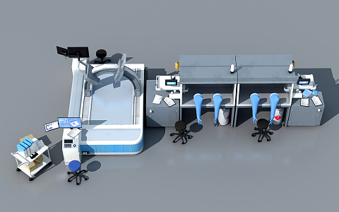 Modern Medical Equipment 3d model