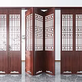 Chinese Screen Partition 3d model