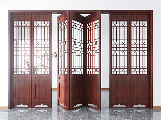 Chinese Screen Partition 3d model