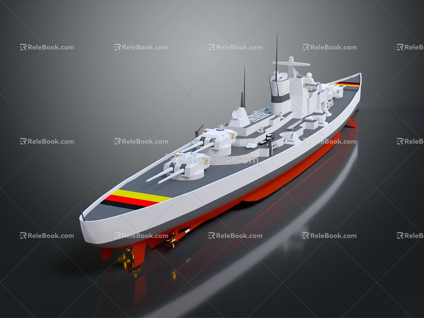 Ship Ship Warship Warship 3d model