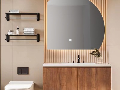 Bathroom Toilet Bathroom Cabinet Towel Rack Toilet model