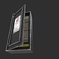 Open Metal Storage Box With Electronic Components And ECS Label
