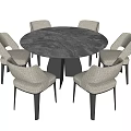 Dining Table and Chair Island Table Island Table Dining Table Round Table and Chair Tableware Sideboard 3d model