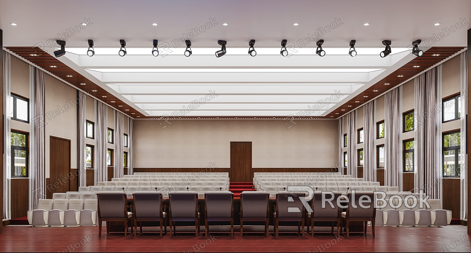 Report Hall Conference Room Conference Hall Studio Effect model