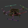 Professional Quadcopter Drone With High Resolution Camera And Stable Landing Gear