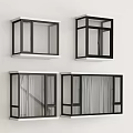 Modern Bay Window 3d model