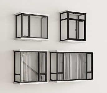 Modern Bay Window 3d model