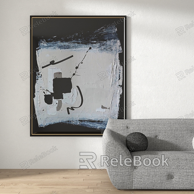 abstract decorative painting model