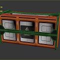 Modern Science Fiction Box Science Fiction Box Military Box Password Box 3d model
