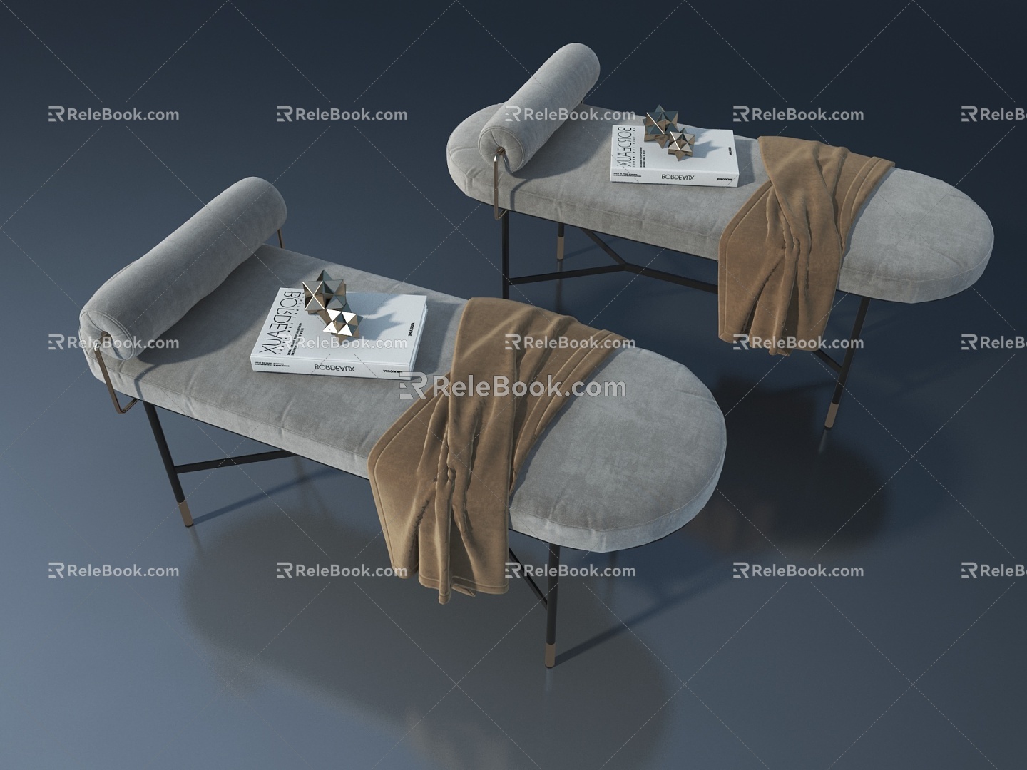 Bed Ornaments 3d model