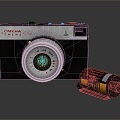 Antique Camera Antique Camera Retro Camera Retro Camera Mechanical Film Camera Film Camera 3d model