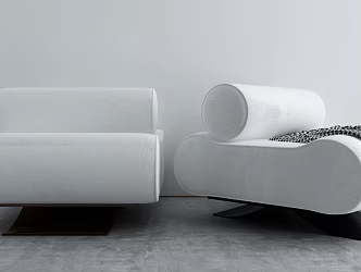 Modern Single Sofa Casual Single Chair Sofa 3d model