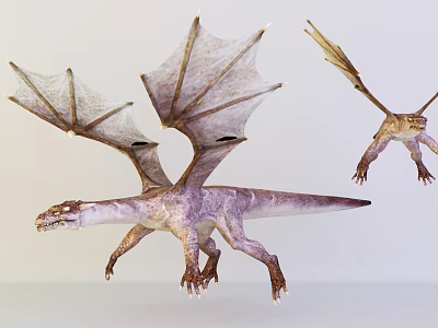 Modern Dragon 3d model Modern Dragon 3d model