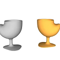 White and Gold Bird Shaped Vases with Fresh Flowers Decorative Flat and Tall Base Design