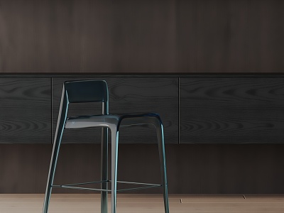 Modern Bar Chair 3d model