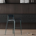 Modern Bar Chair 3d model