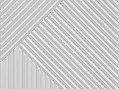 White Wall With Geometric Stripes And Modern Textured Pattern Design 3d model