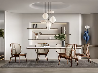 Modern Restaurant 3d model