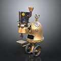 Robot Assistant Small Robot Butler Robot Butler Figure Game Figure 3d model