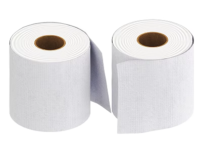 Premium Soft White Toilet Paper Rolls For Daily Household Use 3d model