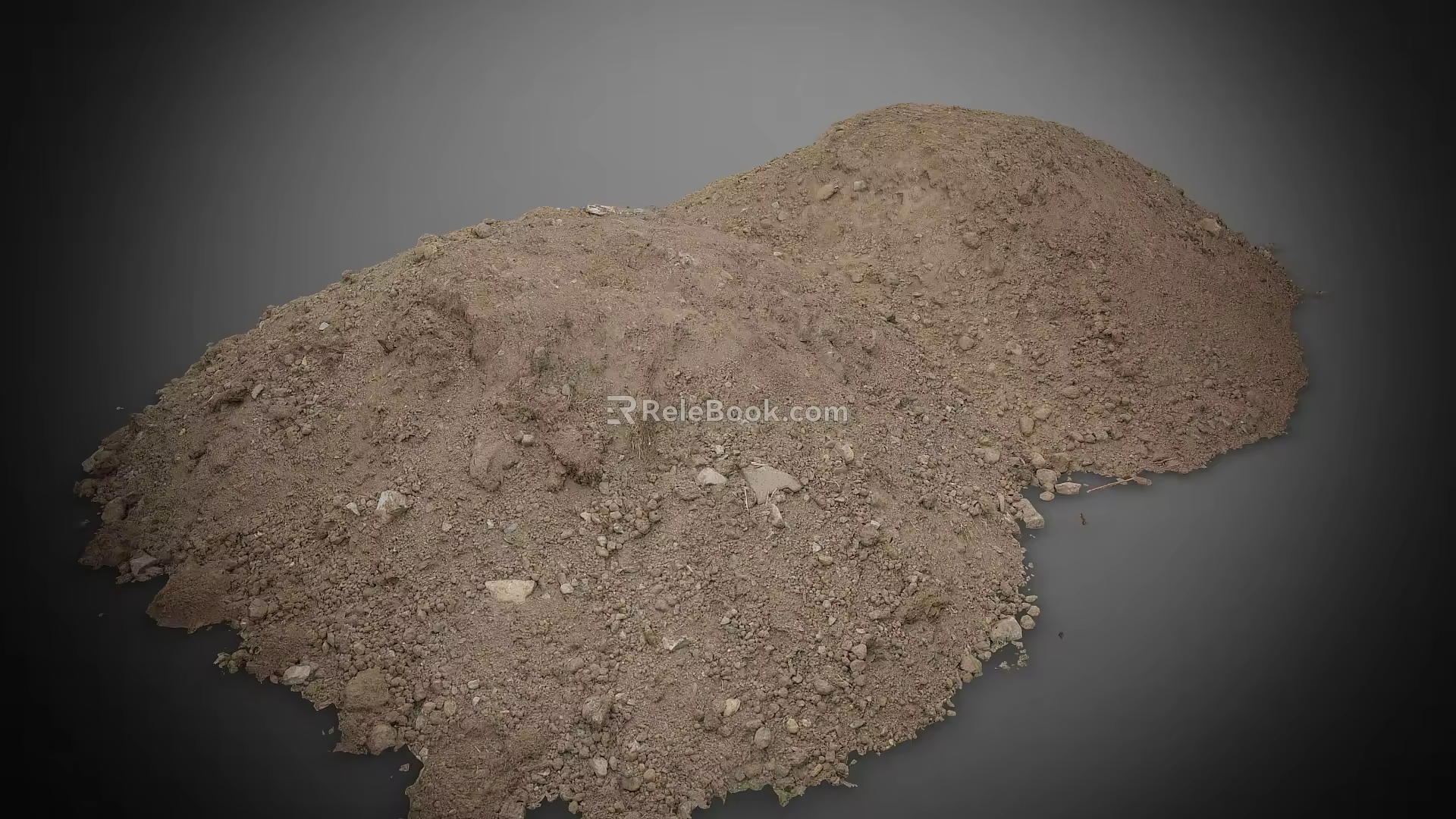 double soil pile 3d model