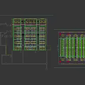 Security Monitoring Room Interior With Multiple Monitor Screens Control Desk And Office Chairs