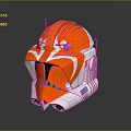 Sci-Fi Helmet Alien Helmet High Tech Helmet Game Helmet 3d model