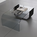 Modern Coffee Table Glass Coffee Table Living Room Coffee Table Alien Coffee Table 3d model