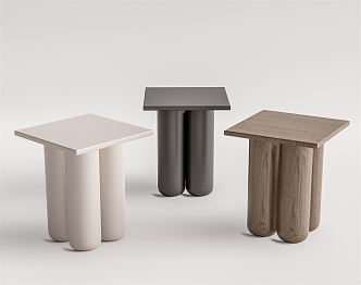 Modern corner table 3d model