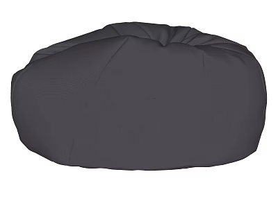 Gray Comfortable Bean Bag Chair For Cozy Lounge And Relaxing Spaces 3d model