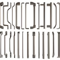 Various Metal Furniture Handles With Different Modern Designs And Styles