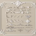 Elegant Classical Carved Decorative Collection Featuring Various Ornate Patterns For Furniture And Architectural Decoration