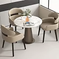 Modern leisure table and chair combination negotiation table and chair combination 3d model