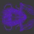 Mythical Arthropod Creature With Rough Carapace Sharp Spikes Green Glowing Spots And Large Claws