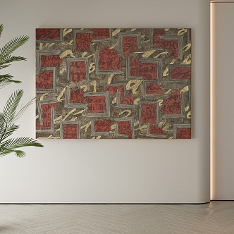 decorative painting 3d model