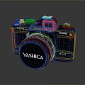 YASHICA 2000P PETRI FLEX Black Vintage Film Camera With Classic Lens Design