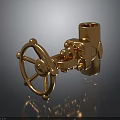 Durable Brass Handwheel Valve Heavy Duty Industrial Hardware Tool With Smooth Operation