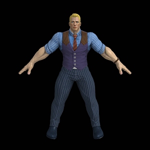 Street Fighter Cody Games Street Fighter Street Fighter Cody Warrior Fighting Games Suit Fighter Hero Mayor Prisoner 3d model