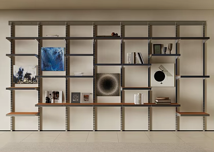 Storage Rack Bookshelf Assembly Rack 3d model