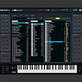 Korg Music Synthesizer Workstation With Keyboard Touch Screen And Control Knobs Buttons 3d model
