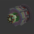 Sci-fi Items Sci-fi Components High-tech Components Sci-fi Equipment Sci-fi Scene Sci-fi Environment Game Scene 3d model