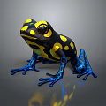 Frog Poison Frog Game Frog Reptile Cold Blooded Animal Reptile 3d model