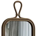 Two Stylish Wall Mirrors With Different Frame Colors In Home Decor