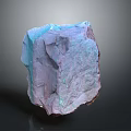 Natural Stone Material Featuring Colorful Blue Purple Textured Surface And Crystalline Patterns