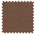 Brown Woven Texture Material With Seamless Splicing For Interior Decoration 3d model